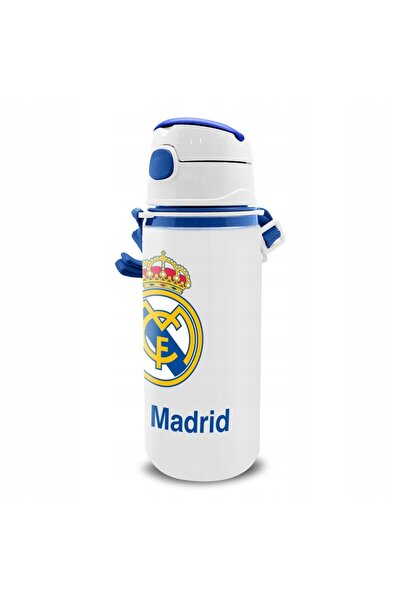 NO BRAND Bidon pentru bebeluși din aluminiu cu cioc 600ml Real Madrid