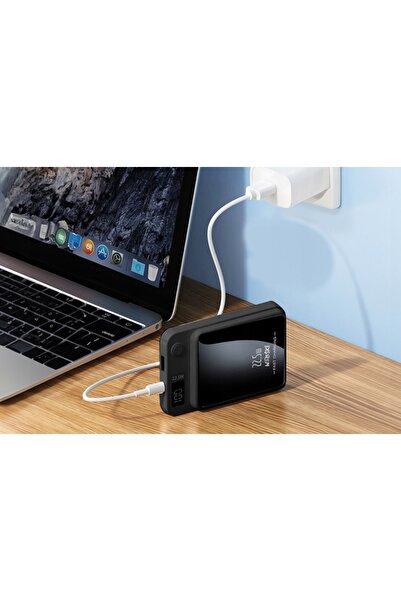 NO BRAND POWERBANK MAGNETIC INDUCTIV MAG SAFE 10000 MAH 22,5W + CABLU CC
