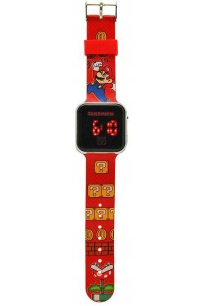 NO BRAND Ceas digital LED de mână pentru copii Super Mario