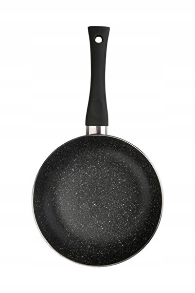 Kinghoff Tigaie din marmură de 26 cm cu capac, compatibilă cu plite cu inducț...
