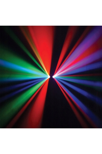 NO BRAND Proiector de petrecere cu efect dublu LED RGBW, cu microfon, tip dis...