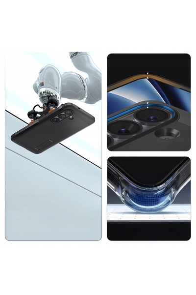 Spigen Carcasă Tough Armor MagSafe pentru Galaxy S26 Plus, cu suport + sticlă