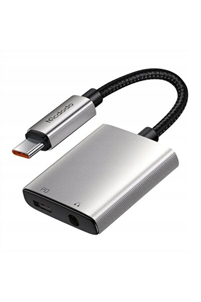 NO BRAND MCDODO ADAPTOR USB-C MINI JACK 3,5 MM CABLU AUX PENTRU SAMSUNG DAC