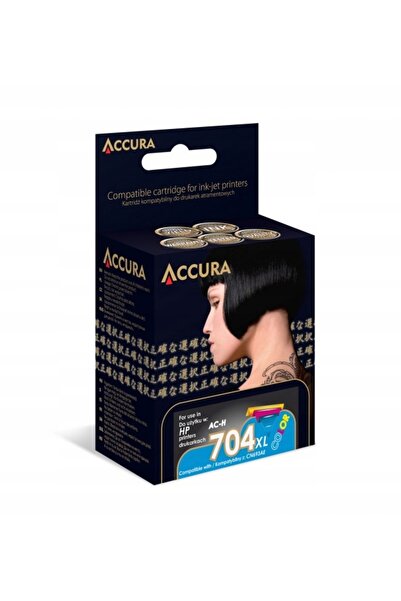 NO BRAND Cerneală Tinta Accura HP Nr. Înlocuitor pentru 704 XL (CN693AE)