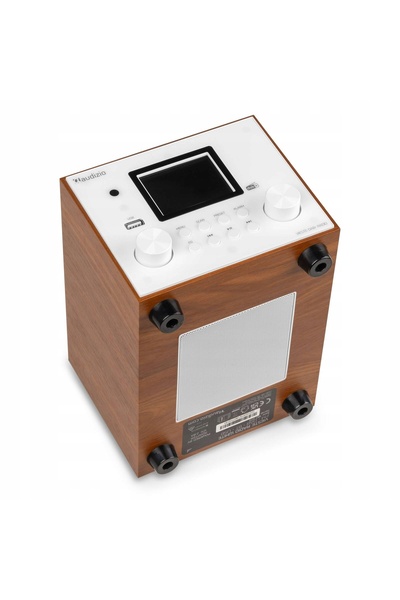 NO BRAND Radio DAB+ FM cu Subwoofer Alb pentru Acasă, Birou, Sufragerie, Bucă...