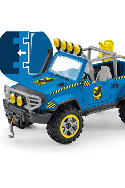 SCHLEICH 41464 MAȘINĂ OFF-ROAD CU DINOSAUR