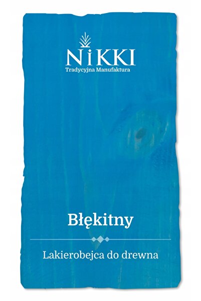 NO BRAND Lac pentru lemn 3W1 Extra Lazura Culoare Albastru Satin 1L Protecție UV