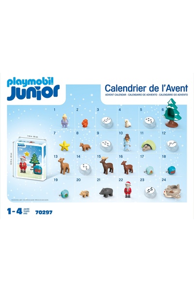 Playmobil JUNIOR 70297 CALENDAR DE ADVENT Crăciun înzăpezit 1-4 ani