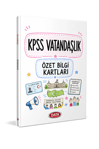 Data Yayınları DATA Kpss Vatandaşlık Özet Bilgi Kartları