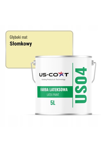 NO BRAND Vopsea latex de perete, culoare pai, H7182, 5L, mat intens, pentru p...