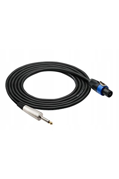 NO BRAND Cablu difuzor 2x2,5mm² SP22200 Speakon - Jack 6.3 TS 20m pentru colo...