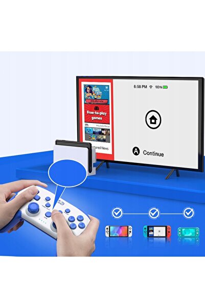 NO BRAND Controler de înlocuire fără fir pentru consola Nindento Switch