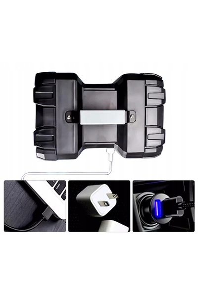 NO BRAND Lanternă LED reîncărcabilă cu două fețe, proiector 1200 LM + Power B...
