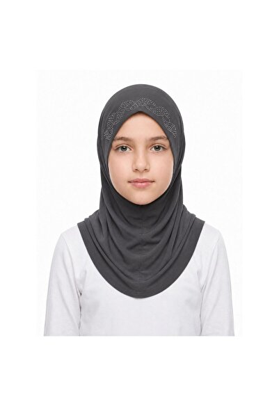 Linda Hijab Kids Instant Rayon Hijab with Rhinestone Design for Girls | Soft ...