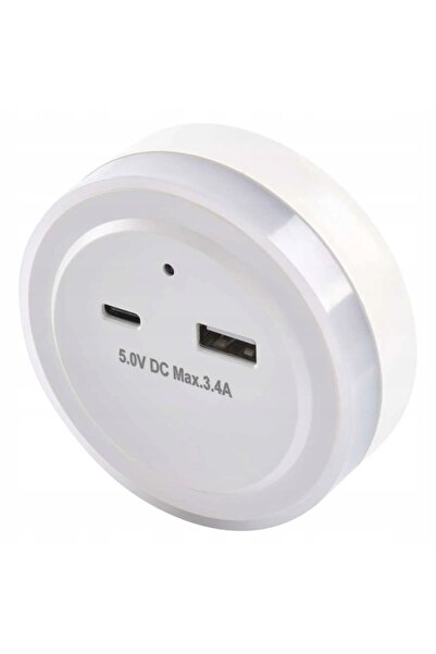 NO BRAND Lampă de veghe LED cu senzor de mișcare, cu alimentare USB, pentru p...