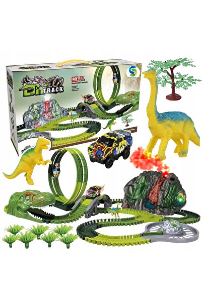 NO BRAND MEGA TOR RACE PARC DINOSAURII AUTOROȘĂ MAGICĂ SET DE CONSTRUCȚIE XXL