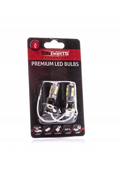 NO BRAND EINPARTS LAMPĂ LED H3 PENTRU OFF-ROAD 6000K 9 LED-URI 2 BUCĂȚI TEMPE...
