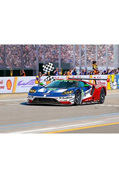 NO BRAND Model auto de asamblat 1/24 Ford GT Le Mans + vopsea