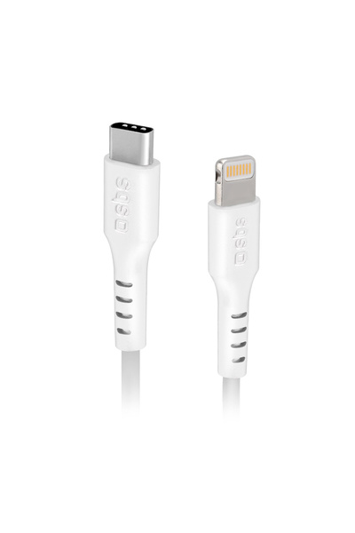 NO BRAND Cablu SBS USB-C la Lightning pentru Apple iPhone 11 12 13 14 2M ZAWR...