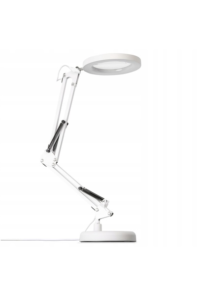 NO BRAND Lampă de birou LED 8W CCT Lupă cu mărire 3x LUCA 2 Alb