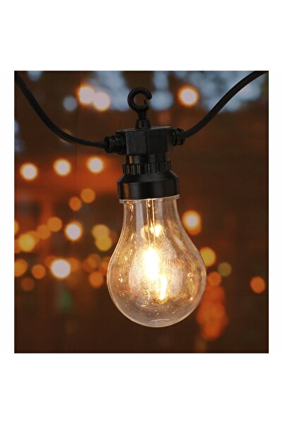 Progarden Ghirlandă luminoasă Feston 20 LED-uri, plastic, alb cald, 950x6x15c...