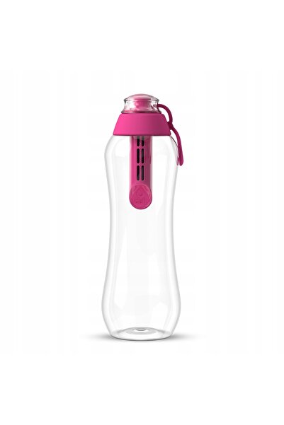 Dafi Sticlă de apă filtrată de 0,5l, roz flamingo, cu 4 filtre