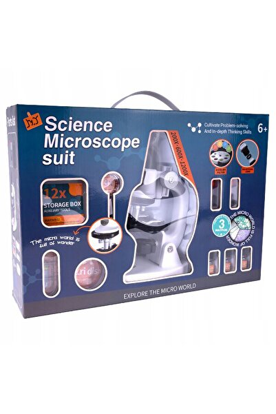 NO BRAND Microscop digital LED pentru copii 1200x, kit educațional științific...