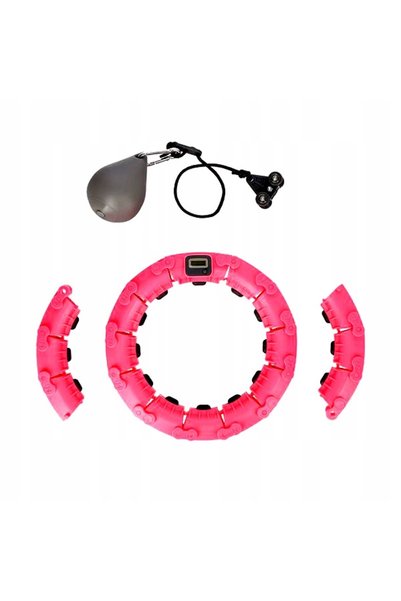 HMS Hula hoop cu țepi 28cm ROZ PÂNĂ LA 88CM