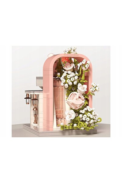 Jokomisiada Sală de nuntă romantică cu vitrină + flori și rochie 1047-ele ZA5739