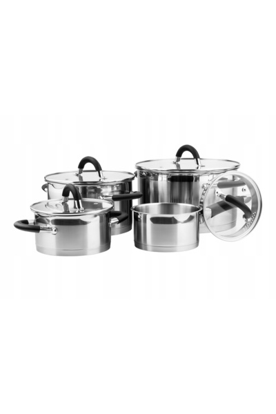 NO BRAND Set de oale VINZER PROGRESSO 9 piese INDUCȚIE 18/10 50021