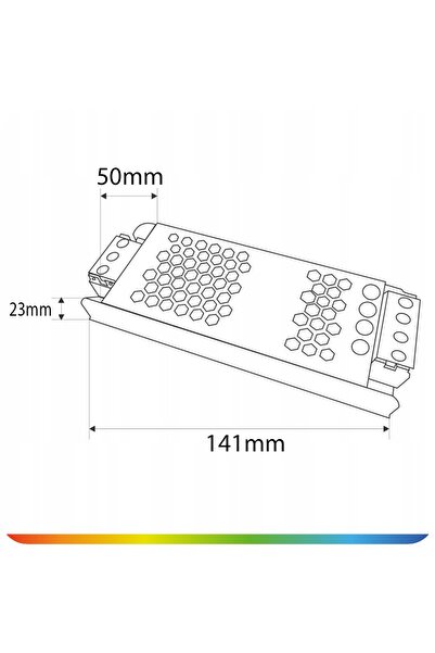 NO BRAND 24V 4.1A 100W PREMIUM Sursă de alimentare cu montare pe panou pentru...