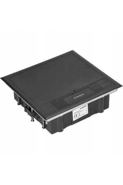 Orno Cutie de pardoseală pentru prize modulare, cu capac din plastic, 6 module