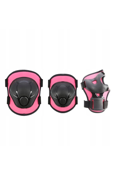 Meteor Cască de bicicletă pentru copii, reglabilă, 48-52 cm + Set de protecții S