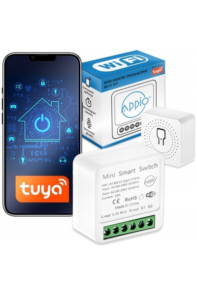 NO BRAND 3x Întrerupător cu releu Modul WiFi wireless TUYA SMART 16A