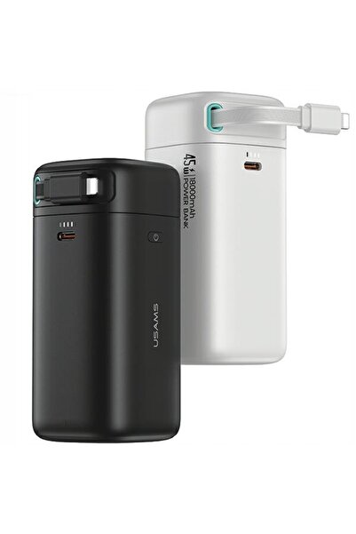 Usams POWERBANK 18000MAH PD 45W SERIE CU ÎNCĂRCARE RAPIDĂ + CABLU LIGHTNING