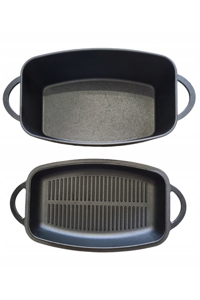 NO BRAND BRYTFANNA 3,8 L JELİWNA Vase adânci cu capac pentru grătar, compatib...