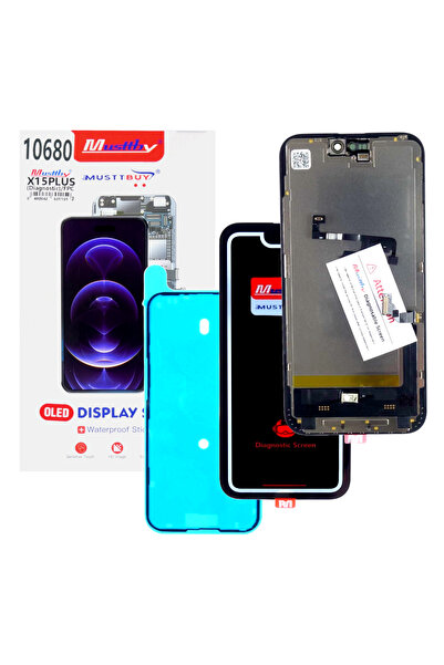 Musttby Display OLED flexibil, LCD programabil pentru diagnosticare Apple iPh...