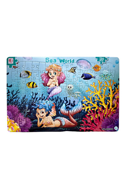 CasaDesteapta.ro Puzzle 120pcs, piese Mica Sirena distractiv varstele diverse...