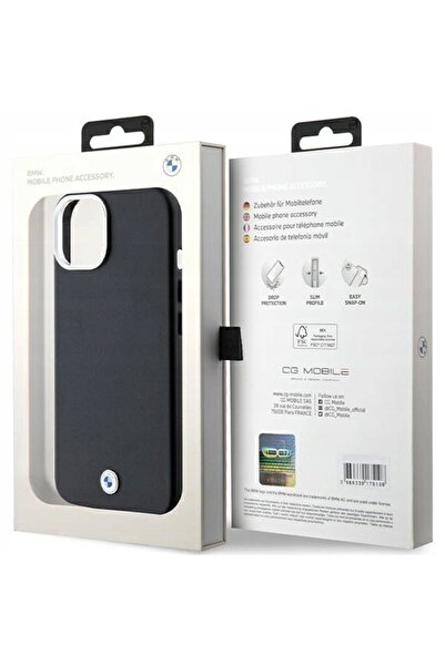 BMW BMHMP15M23PUFWK iPhone 15 Plus / 14 Plus 6.7" negru Signature