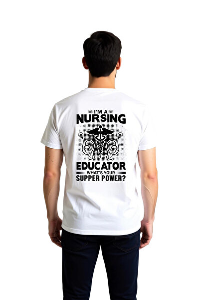 PayBuy Men's Nursing Instructor Printed T-Shirt 100% Cotton Relaxed Fit Casua...