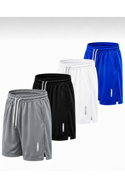 Karatopak 4-Piece Breathable Fabric Fitness Tennis Sports Shorts