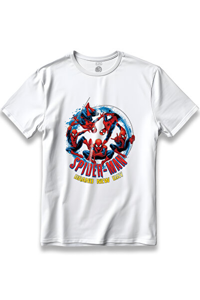 EZG Business Σπάιντερμαν Ολοκαίνουργιο T-Shirt με στάμπα Day Wave, Unisex, 10...