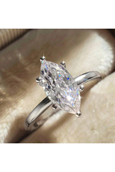 choice2 7 Silver 2 Carat Moissanite GRA 2CT Real Marquise Moissanite Diamond ...