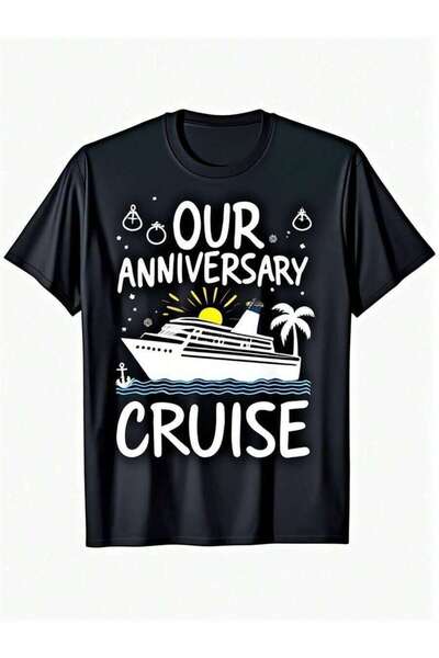 NOURAM -Large Graphic Tee Men, Made Of%.This Casual Round-Neck, Short-Sleeve ...