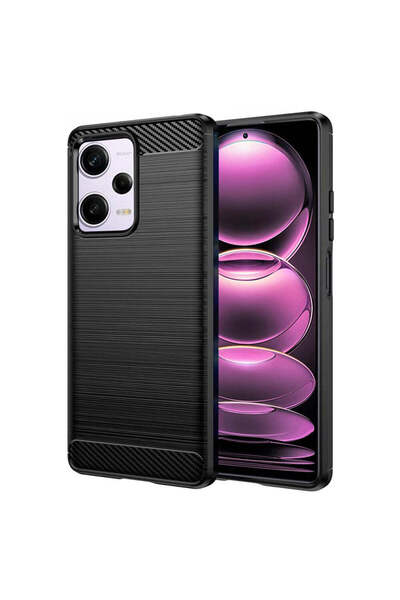 Techsuit Калъф за Xiaomi Redmi Note 12 Pro 5G, карбонов силикон, синьо-черен