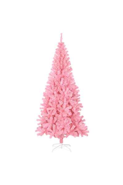 vidaxl Artificial Christmas Tree with Stand Pink 210 cm PVC