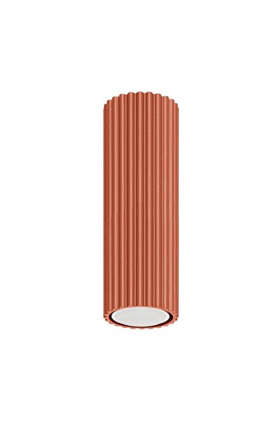 SOLLUX Lampă de tavan KARBON 20, ocre roșu