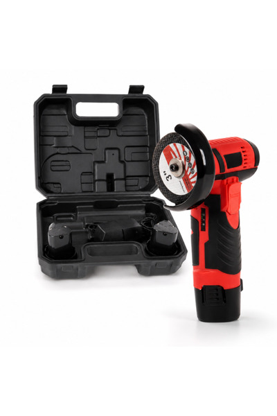 varioshop ®   Polizor unghiular fără fir, pentru tăierea și șlefuirea metalul...