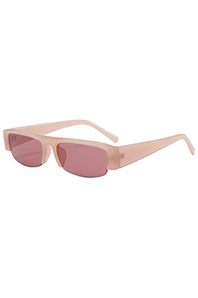 Choice1 A5 UV400 Light Weight Thick Rectangle Half-frame Sunglasses Bold 90s ...