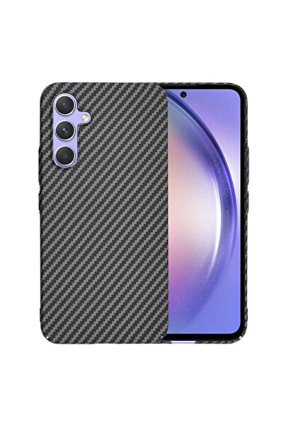 Techsuit Husă pentru Samsung Galaxy A54, Carbonite FiberShell, cyan - negru